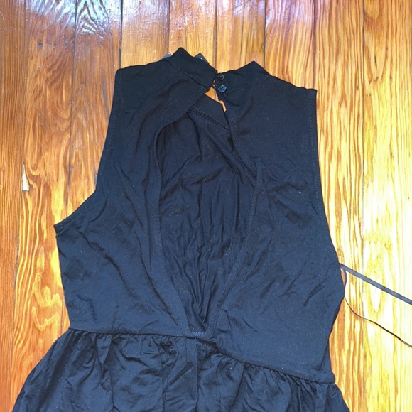 SLEEVELESS BLACK DRESS - Picture 3 of 3
